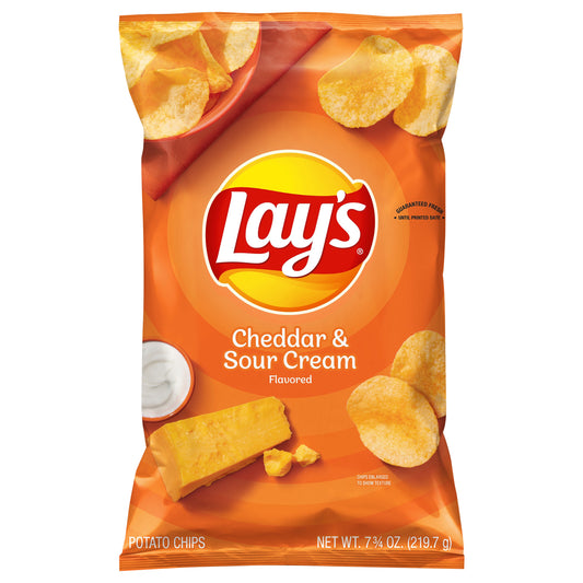 Cheddar And Sour Cream Potato Chips