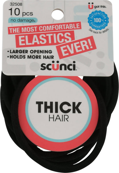 Scunci U Got This No Damage Thick Hair Elastics 10 ea