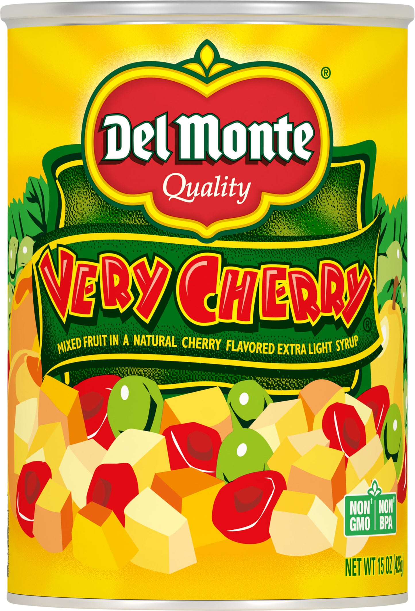 Del Monte Very Cherry Mixed Fruit 15 oz