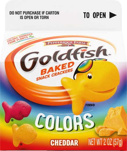 Goldfish Colors Cheddar Baked Snack Crackers 2 oz
