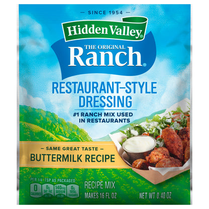 Hidden Valley The Original Ranch Restaurant-Style Buttermilk Recipe Dressing Recipe Mix 0.4 oz
