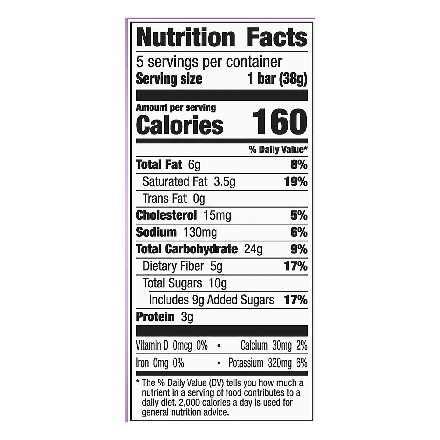 Fiber One Strawberry Cheesecake Cheesecake Bar 5 ea