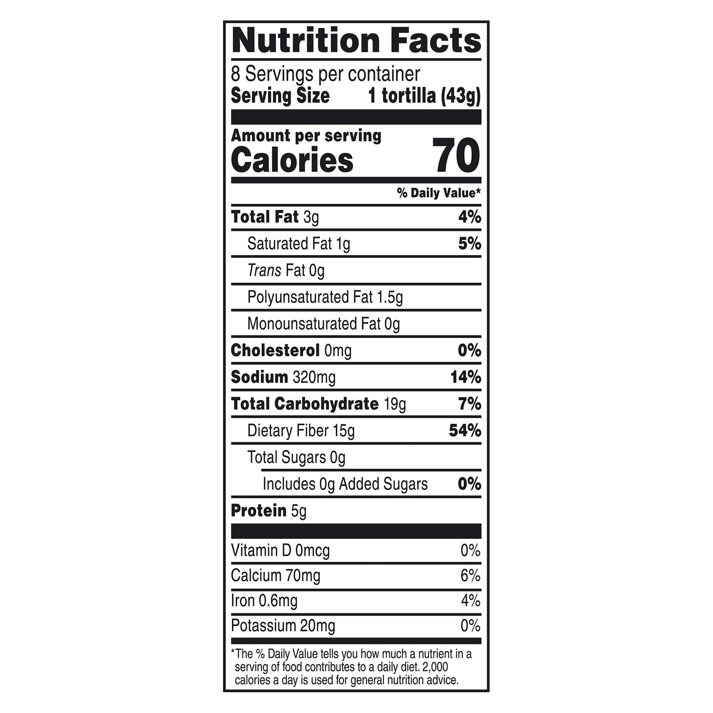 Mission Carb Balance Soft Taco Flour Tortillas, 8 Count