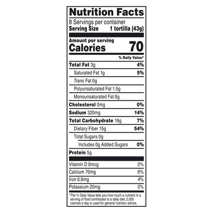 Mission Carb Balance Soft Taco Flour Tortillas, 8 Count