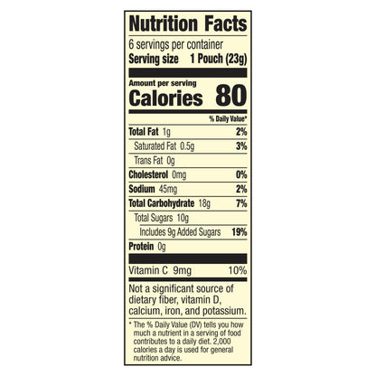 Fruit Gushers Tropical Flavors Fruit Flavored Snacks 6-0.8 oz Pouches