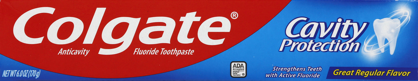 Colgate Fluoride Toothpaste 6 oz