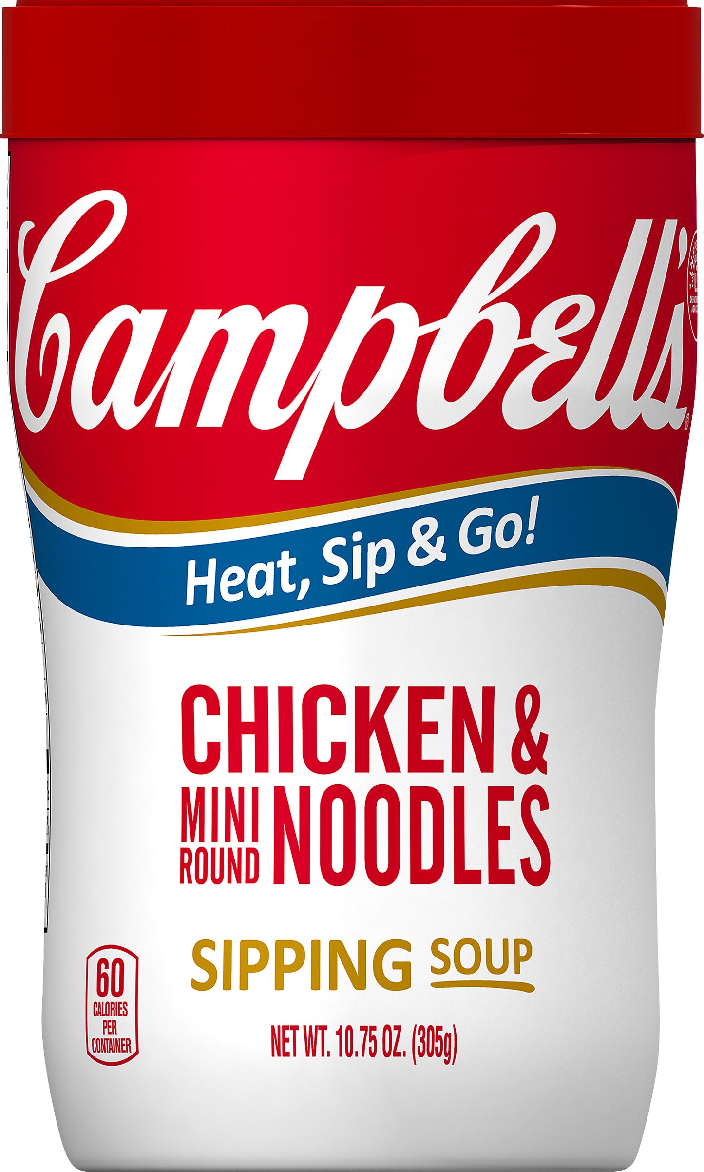Campbell's Chicken & Mini Round Noodles Sipping Soup 10.75 oz