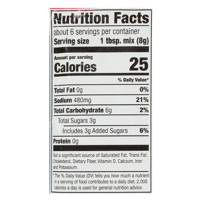 McCormick Original Buffalo Wings Seasoning Mix 1.6 oz