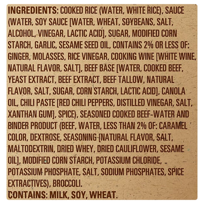 Marie Callender's Tender Ginger Beef & Broccoli Bowl 11.8 oz