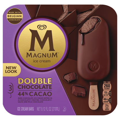 Magnum Double Chocolate Ice Cream Bars 3 ea