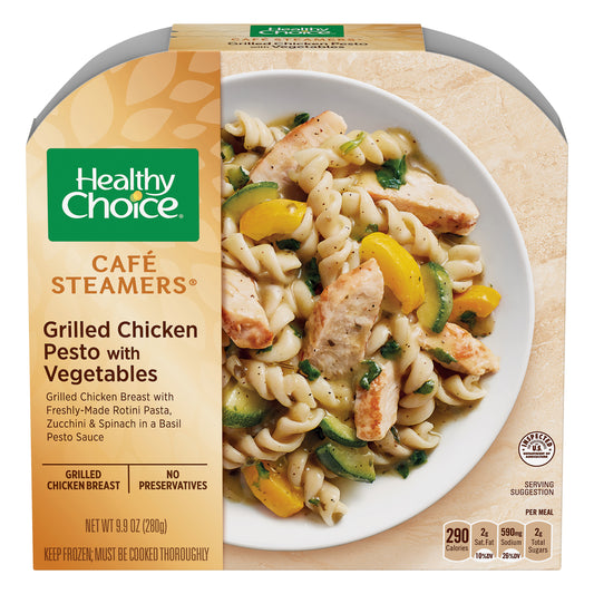 Healthy Choice Cafe Steamers Grilled Chicken Pesto with Vegetables 9.9 oz
