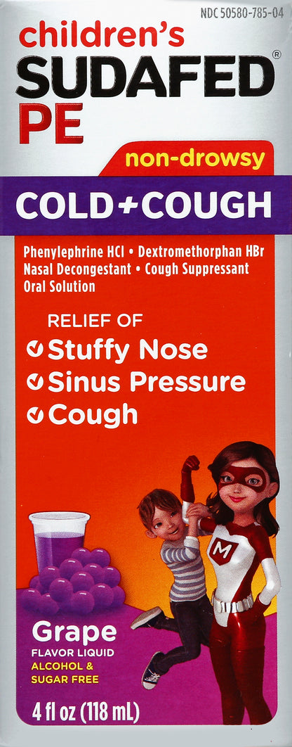 Sudafed PE Children's Cold + Cough 4 oz