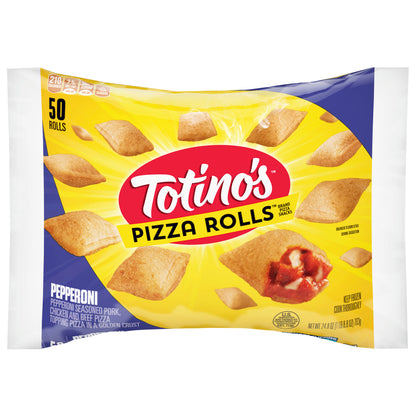 Totino's Pepperoni Frozen Pizza Rolls, 50 Count
