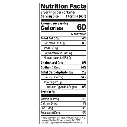 Mission Carb Balance Spinach Herb Tortilla Wraps, 6 Count