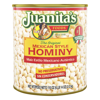 Juanita's Mexican Style The Original Hominy 110 oz