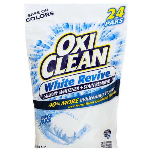OxiClean Laundry Whitener + Stain Remover 24 ea