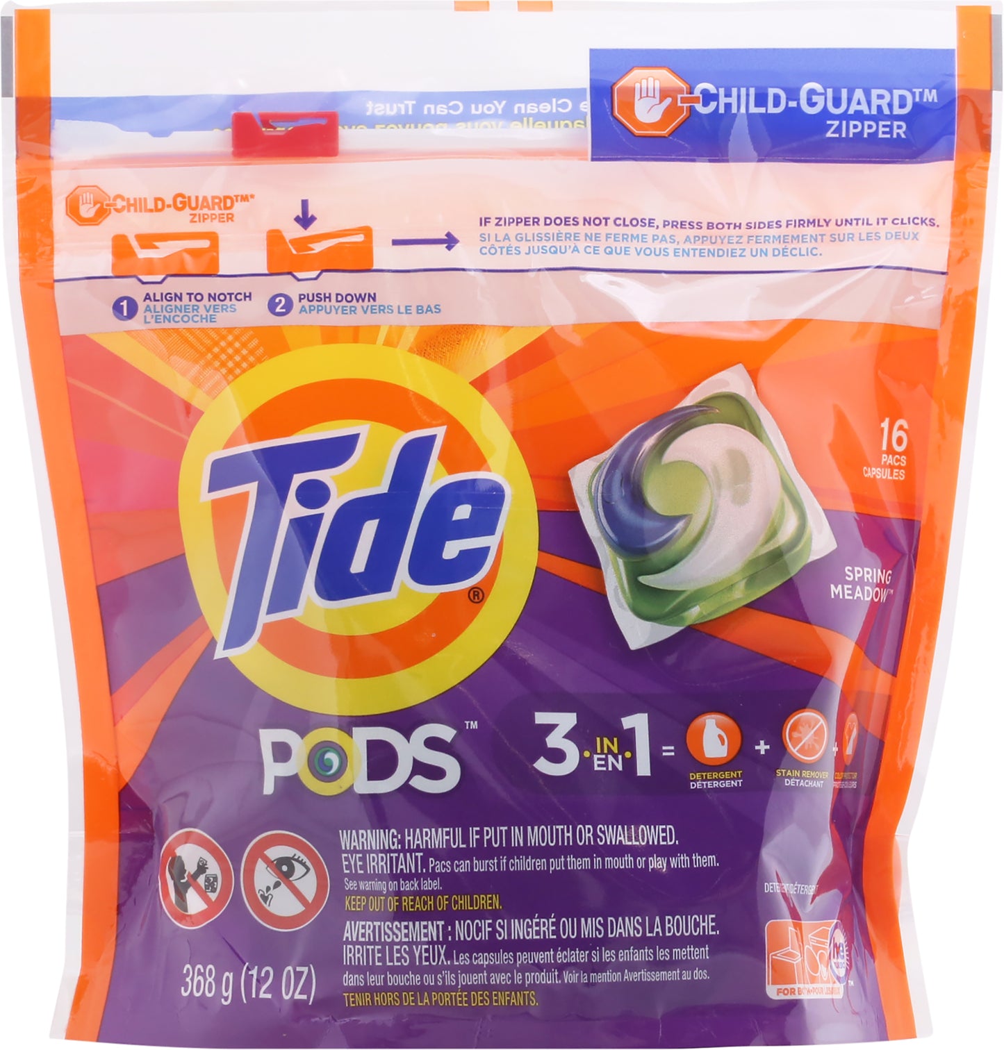 Tide Pods Spring Meadow Detergent 16 ea