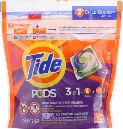 Tide Pods Spring Meadow Detergent 16 ea