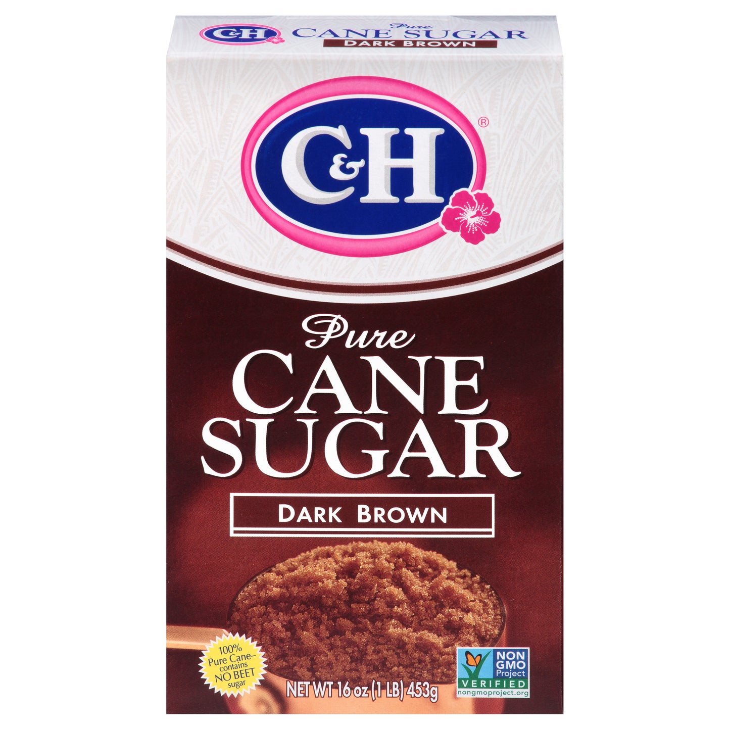 C&H® Pure Cane Dark Brown Sugar 32 oz. Box
