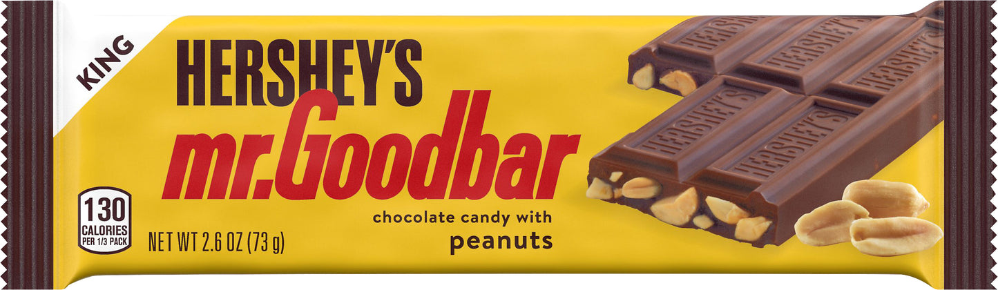 Mr Goodbar King Size Chocolate Candy with Peanuts 2.6 oz