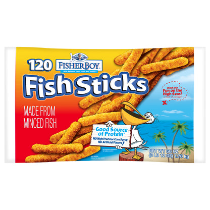 Fisher Boy Fish Sticks 120 ea Bag