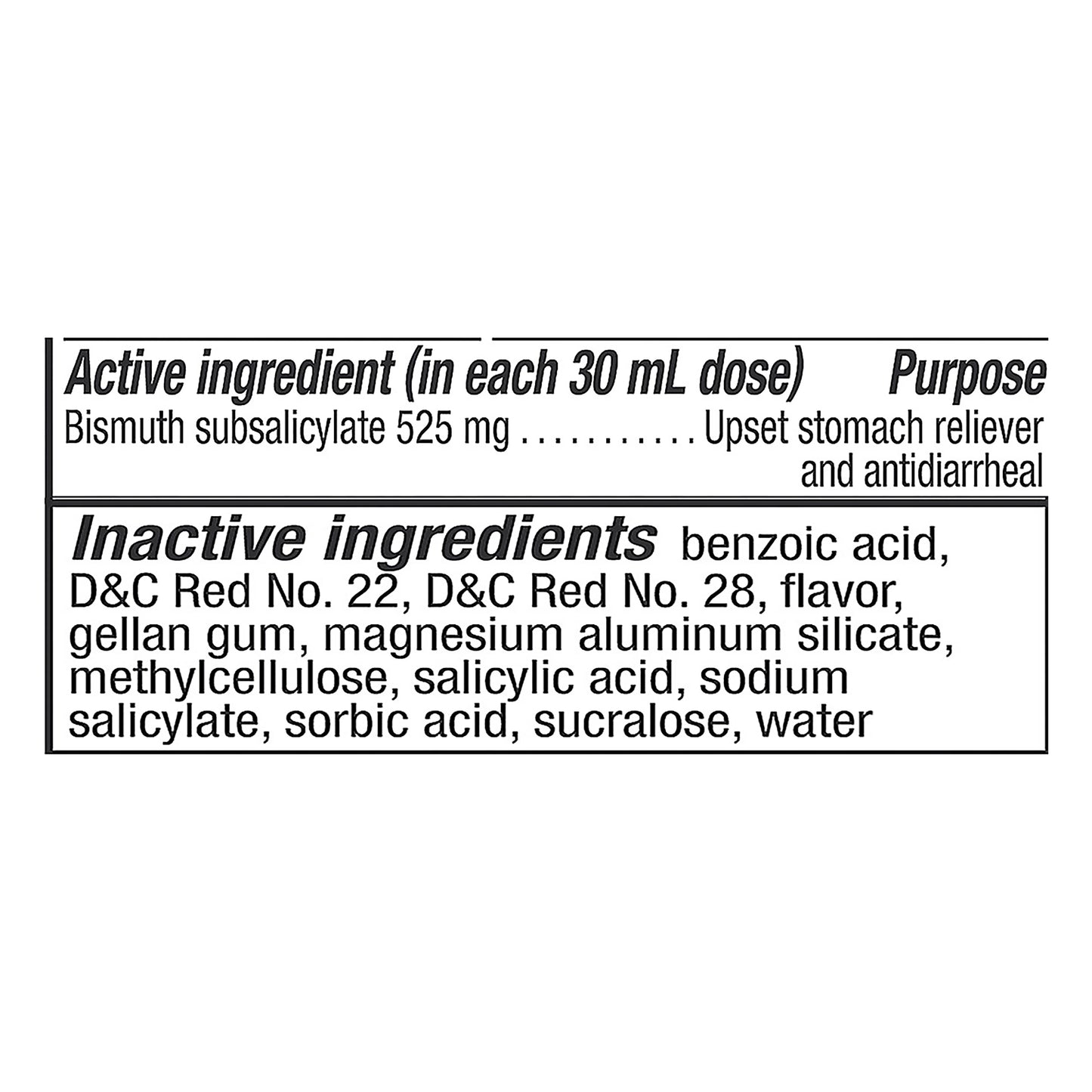Pepto Bismol Upset Stomach Reliever/Antidiarrheal 8 oz