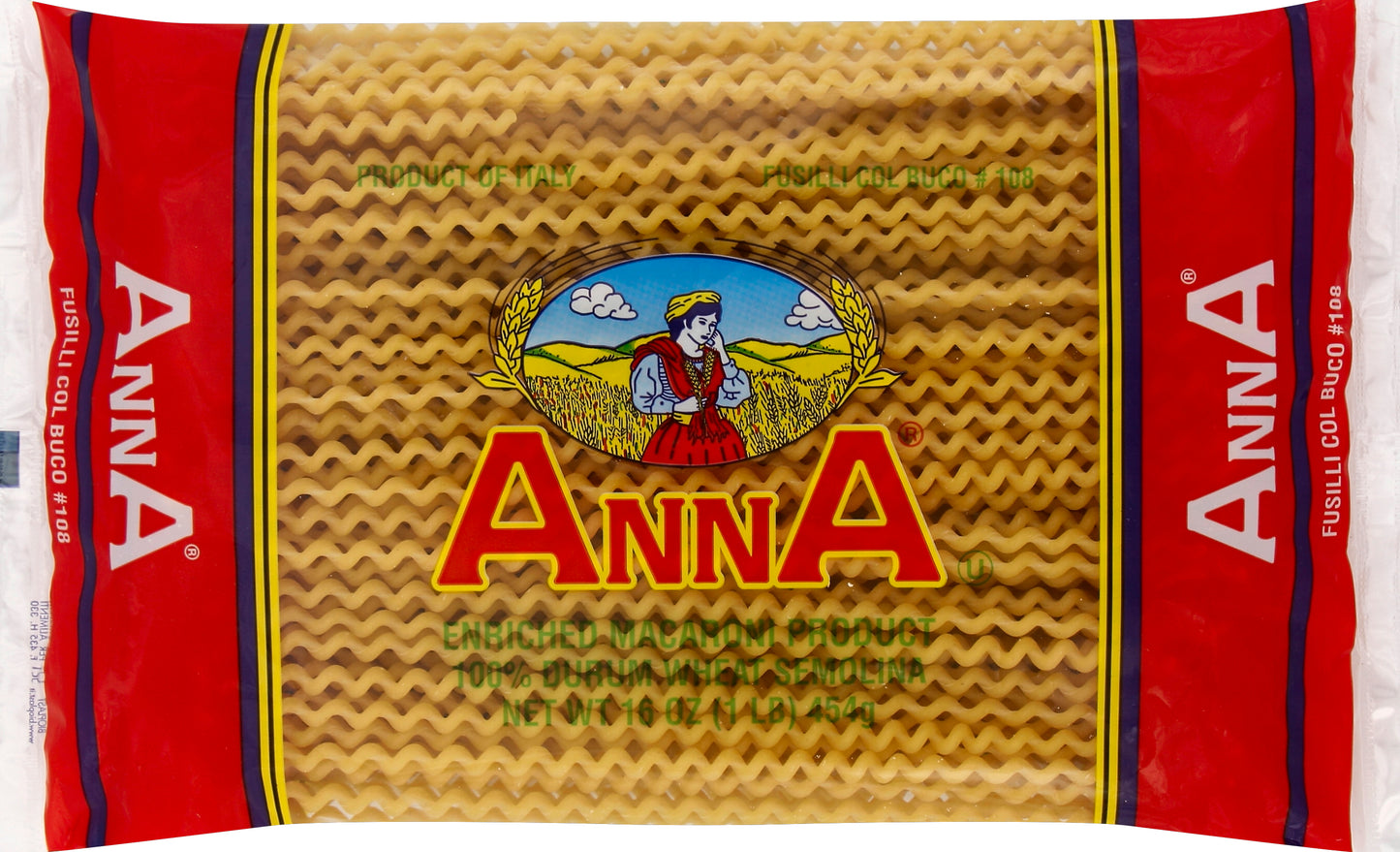 Anna Fusilli Col Buco 16 oz