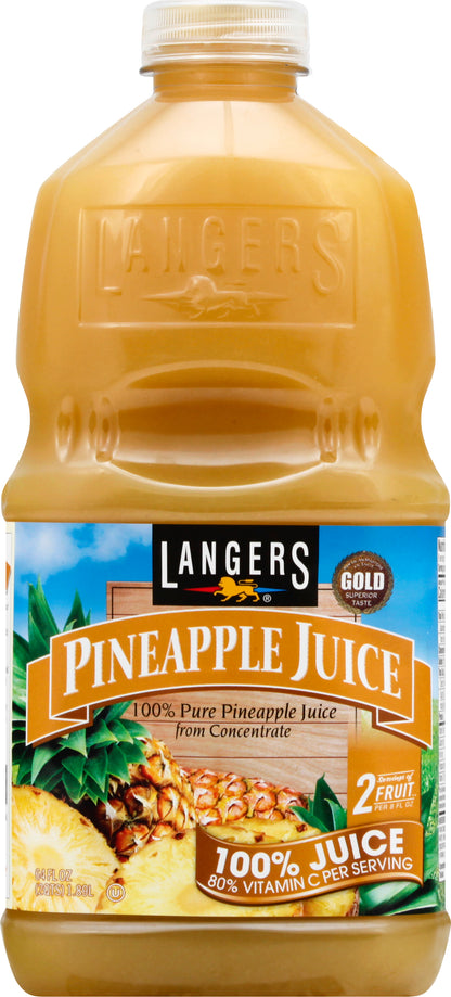 Langers Pineapple 100% Juice 64 oz