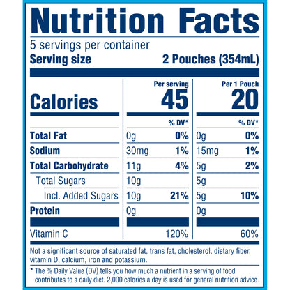 Kool-Aid Jammers Tropical Punch Flavored Drink 10-6 fl. oz. Pouches