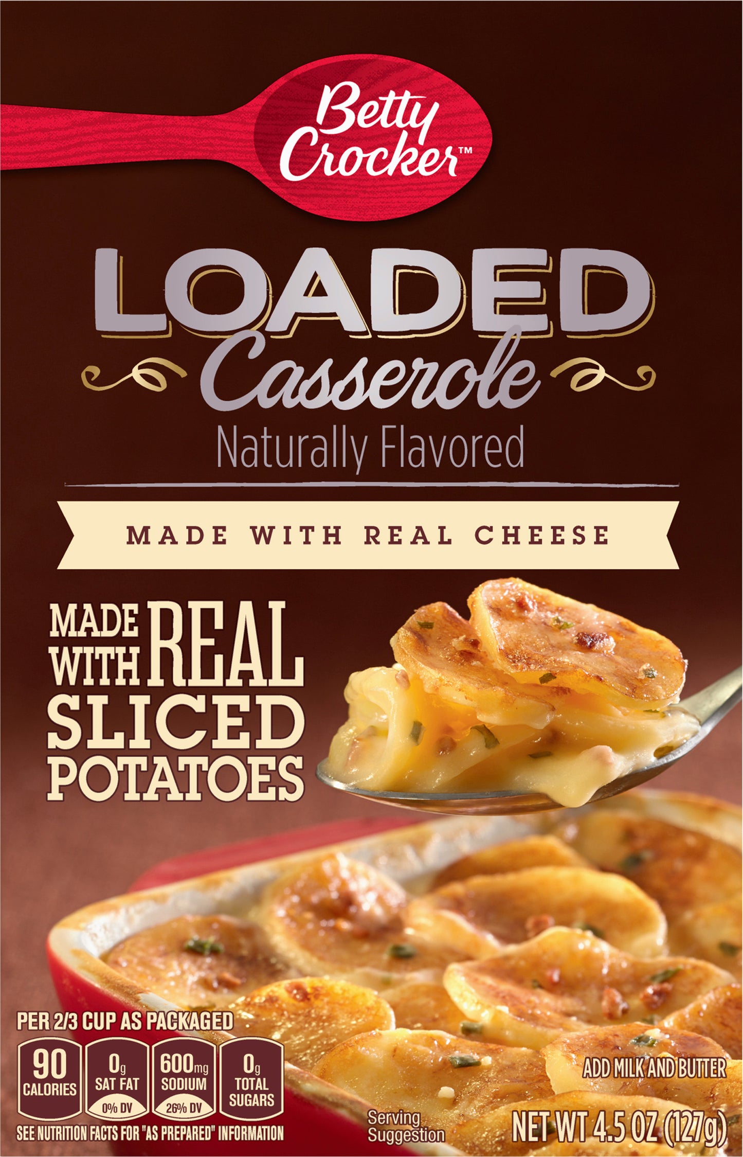 Betty Crocker Loaded Casserole Potatoes, 4.5 oz