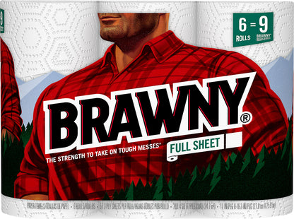 Brawny 2-Ply Full Sheet Paper Towels 6 ea