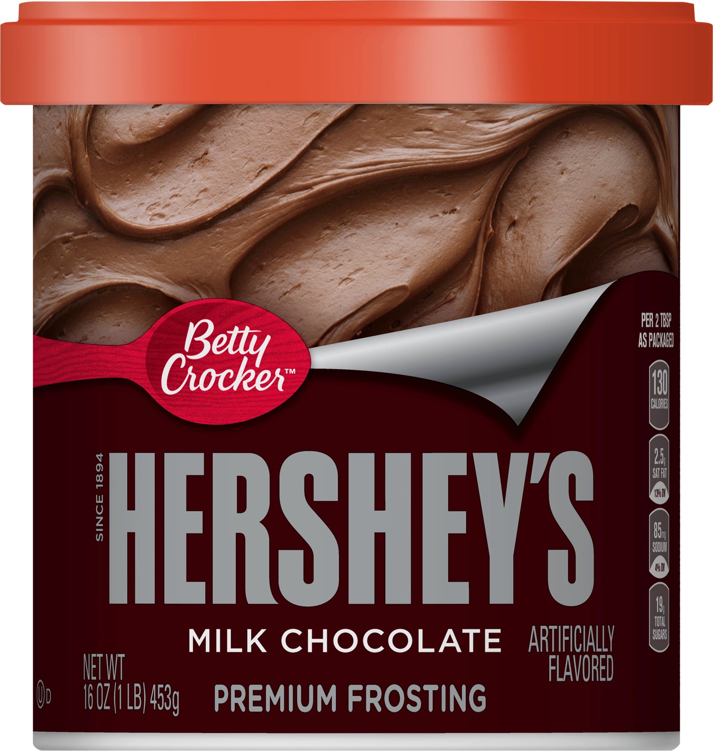 Betty Crocker Premium Hershey's Milk Chocolate Frosting 16 oz