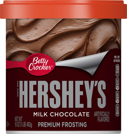 Betty Crocker Premium Hershey's Milk Chocolate Frosting 16 oz