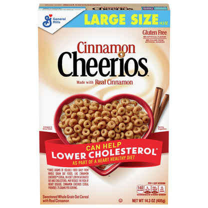 Cheerios Large Size Cinnamon Cereal 14.3 oz