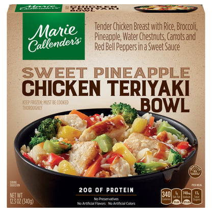 Marie Callender's Sweet Pineapple Chicken Teriyaki Bowl 12.3 oz