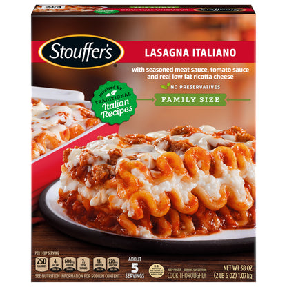 Stouffer's Family Size Lasagna Italiano 38 oz