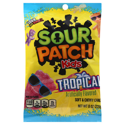 Sour Patch Kids Soft & Chewy Tropical Candy 8 oz