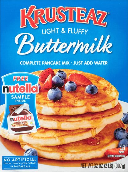Krusteaz Light & Fluffy Complete Buttermilk Pancake Mix 32 oz