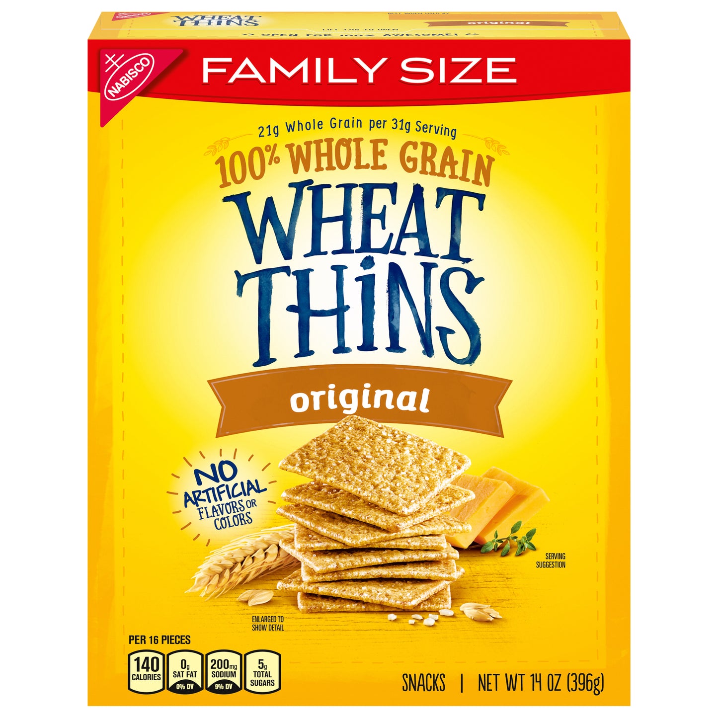 Wheat Thins Original Carton BE Update 624123 14 oz USA