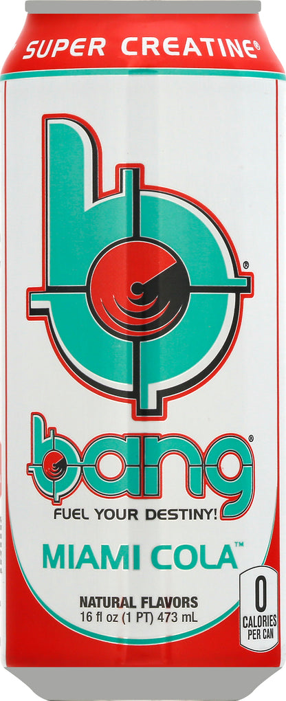 bang Miami Cola Energy Drink 16 oz