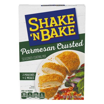 Kraft Shake 'N Bake Parmesan Crusted Seasoned Coating Mix, 2 ct - Pouches, 4.75 oz Box