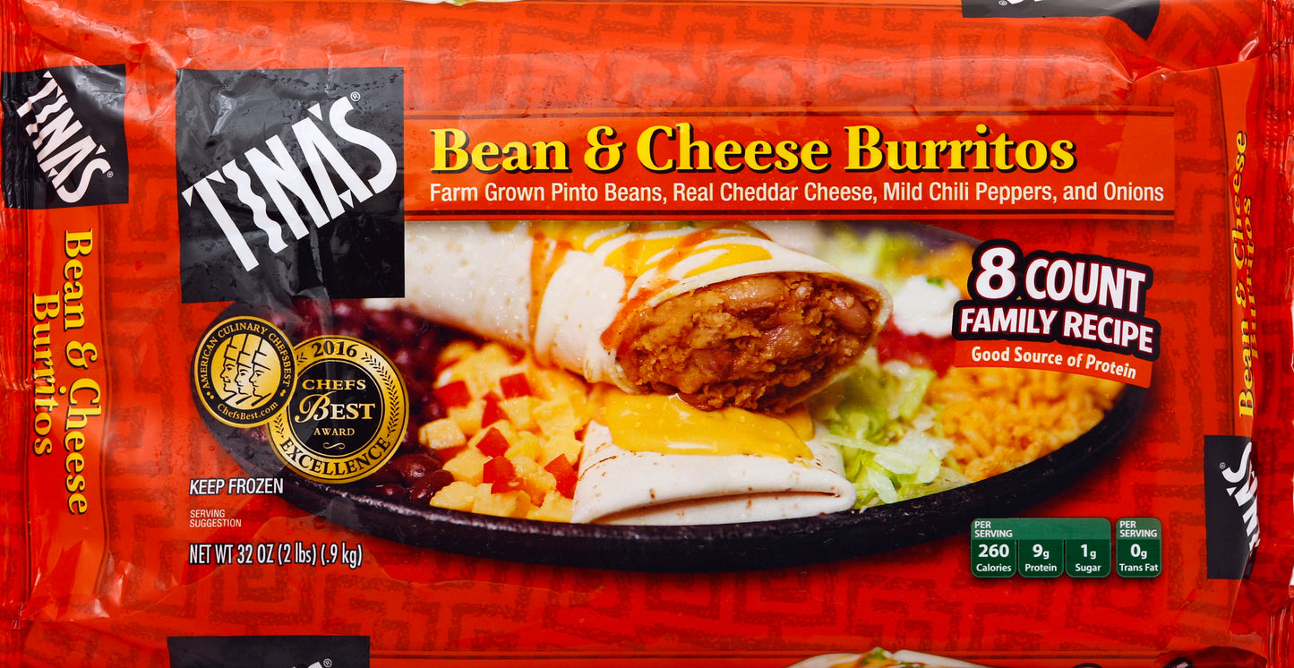 Tina's Burrito 8 ea