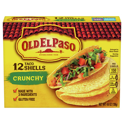 Old El Paso Crunchy Taco Shells 12 ea