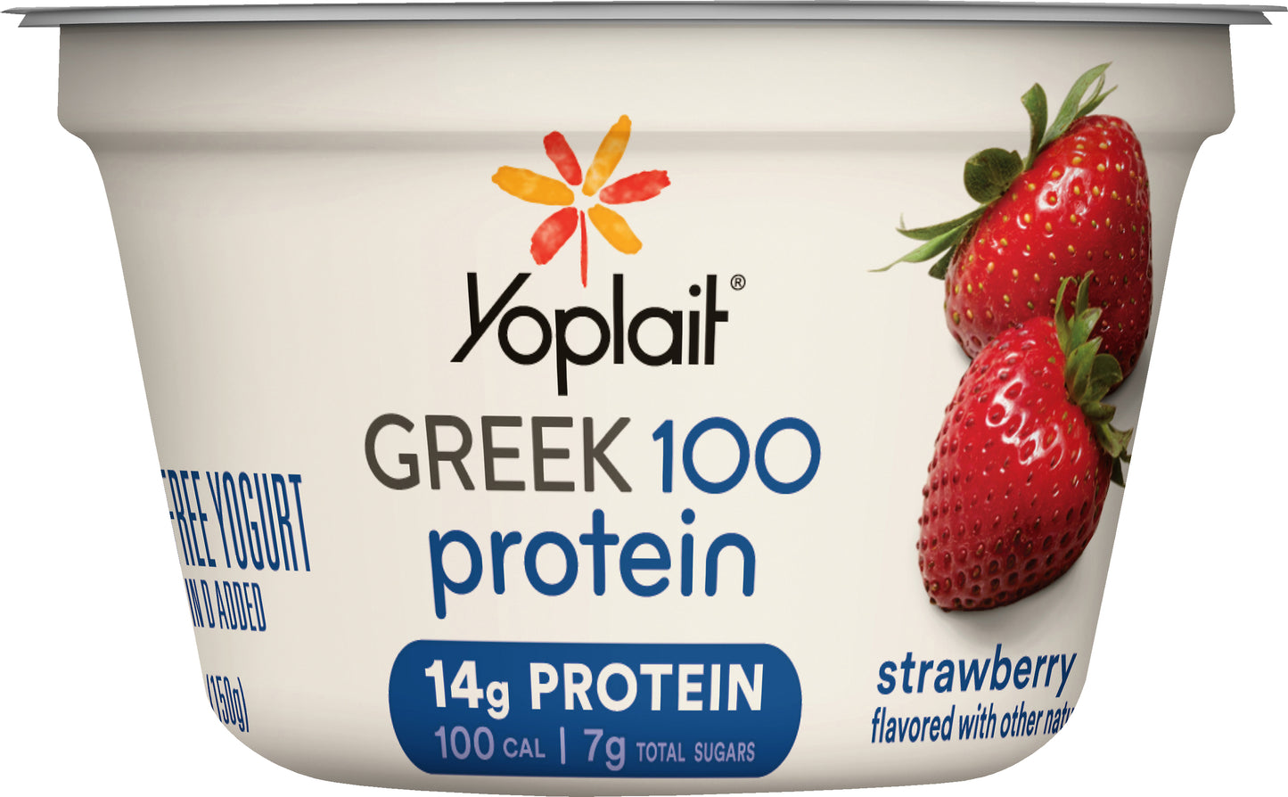 Yoplait Greek 100 Protein Fat Free Strawberry Yogurt 5.3 oz