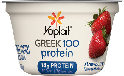 Yoplait Greek 100 Protein Fat Free Strawberry Yogurt 5.3 oz