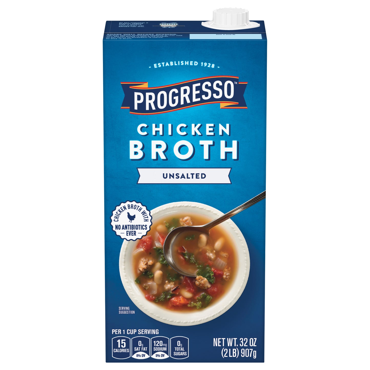 Progresso Unsalted Chicken Broth 32 oz