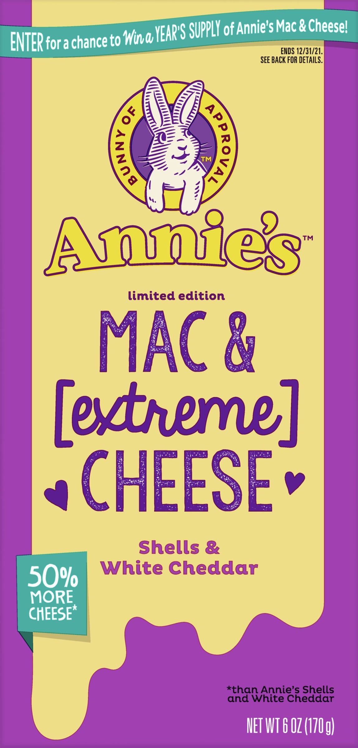 Annie's Shells & White Cheddar Extreme Mac & Cheese 6 oz