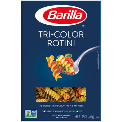 Barilla® Tri-Color Rotini Pasta 12 oz. Box