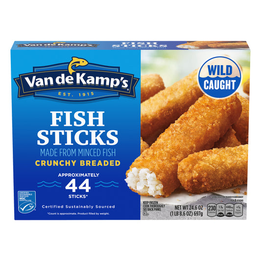 Van de Kamp's Crunchy Breaded Fish Sticks 44 ea