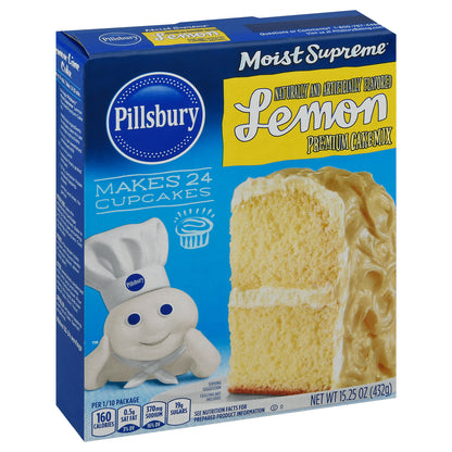 Pillsbury Moist Supreme Lemon Premium Cake Mix 15.25 oz